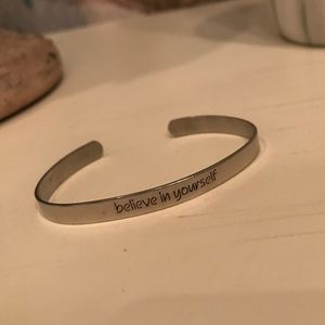 Believe in yourself bracelet